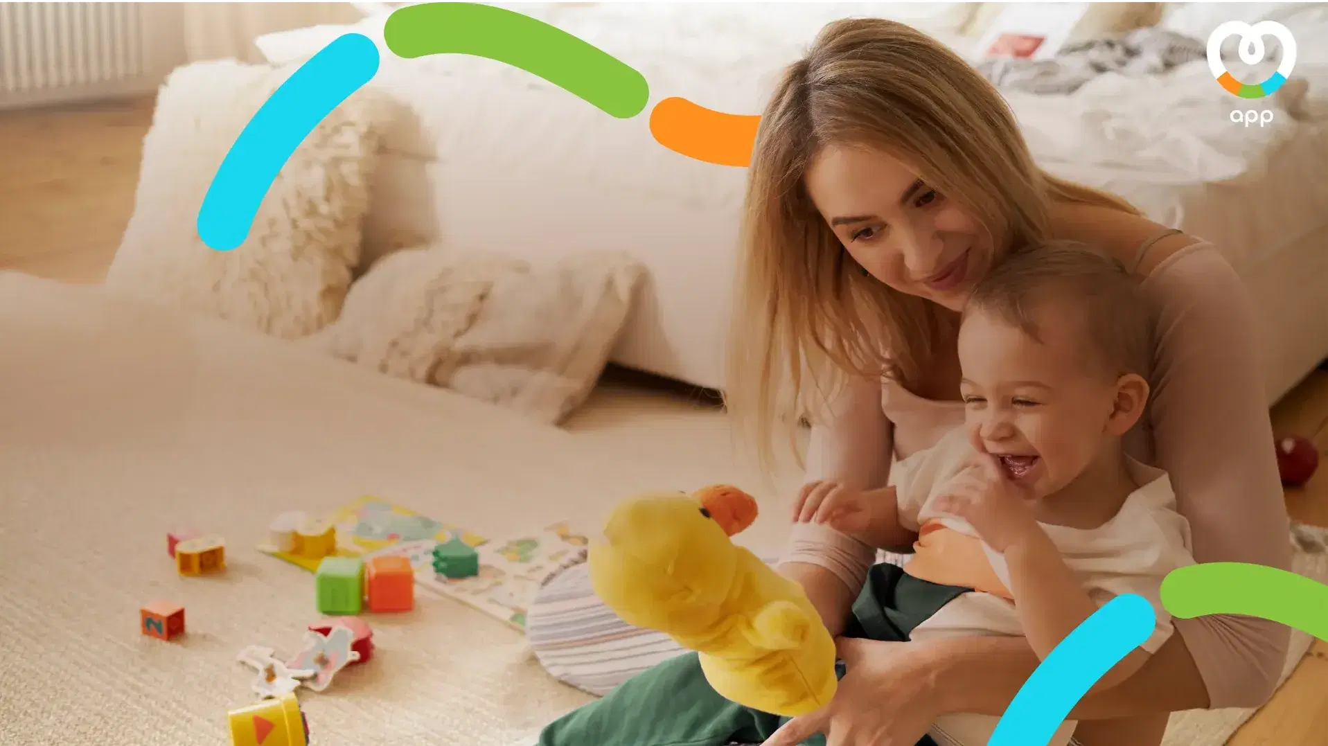 Neion: familias y profesionales de cuidado en un ambiente cálido y cercano.